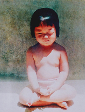Tinh Thuy aged 2